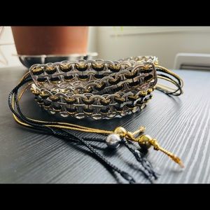 Unique soda can tabs belt 🖤💛